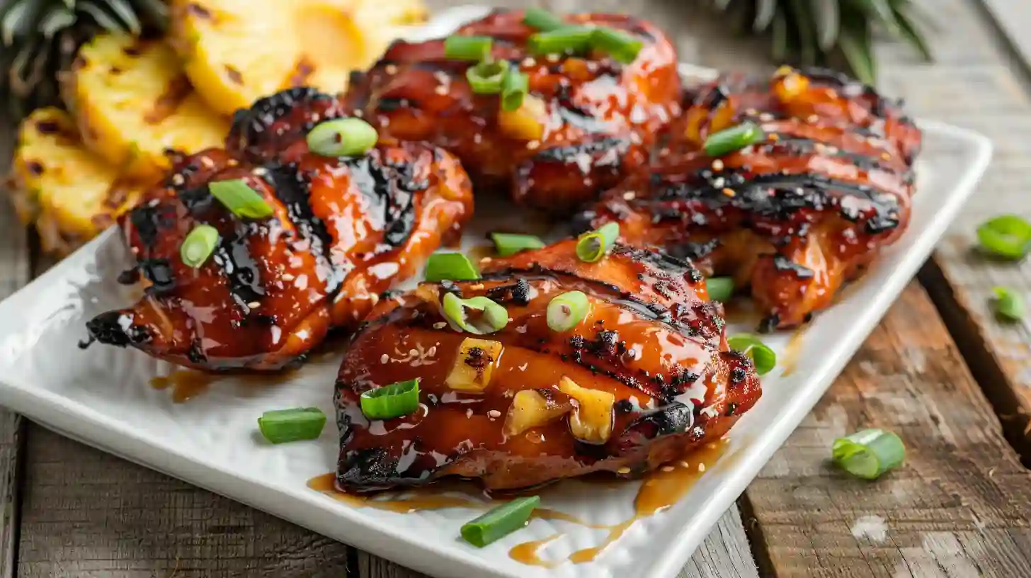 nada08730_realistic_Hawaiian_huli_huli_chicken_on_a_simple_wh_b50efc09-f0cb-4d5e-befc-4589c4baad07_1