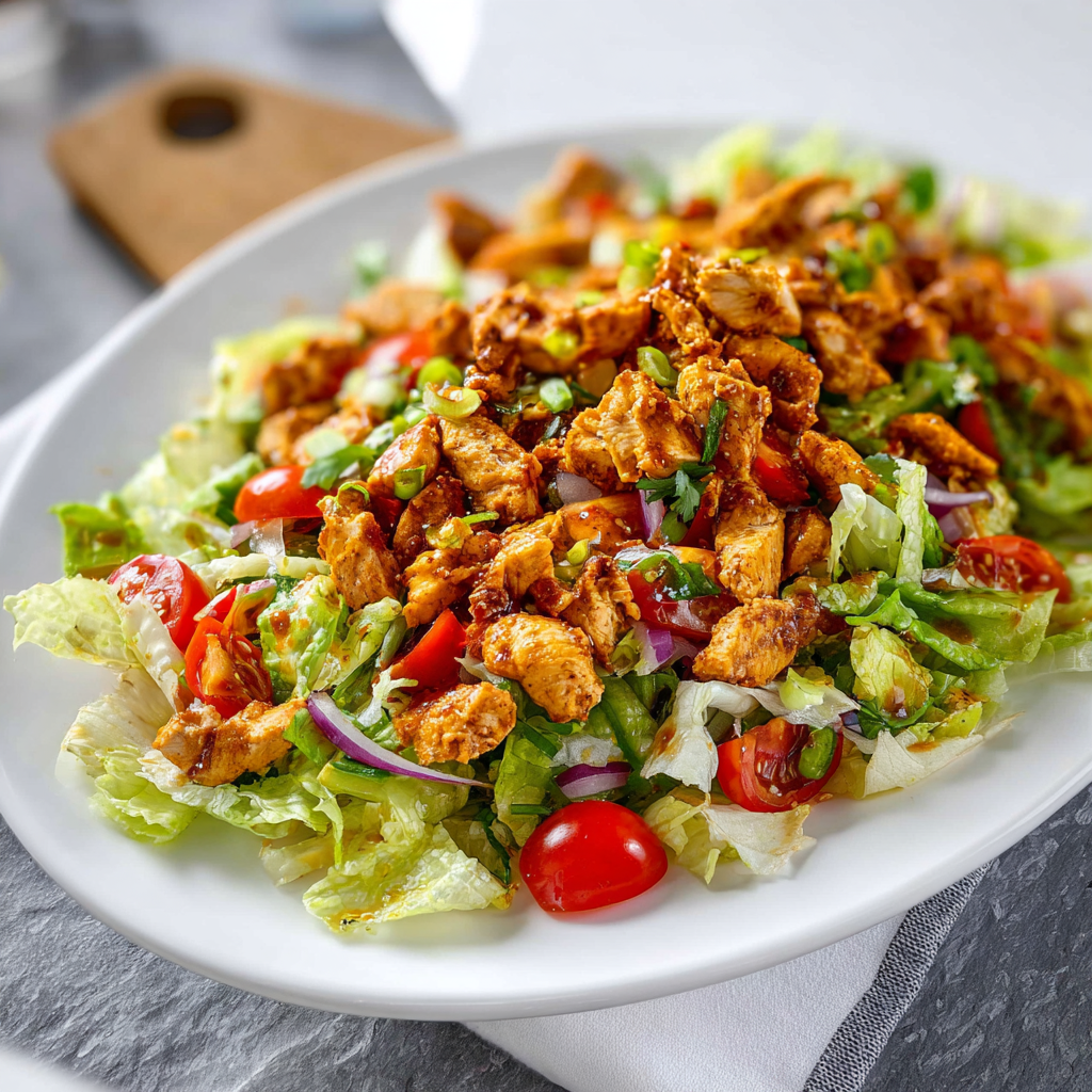 Crunchy Honey Hot Chicken Salad with Spicy-Sweet Flavor