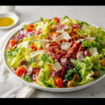 Classic Italian Chopped Salad with Zesty Olive Oil Dressing