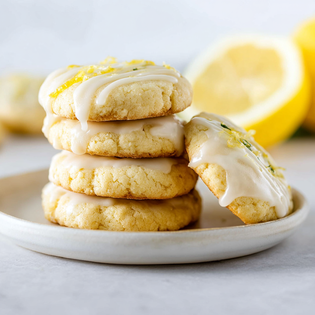 Classic Glazed Lemon Cookies: A Zesty and Crispy Treat for Every Occasion