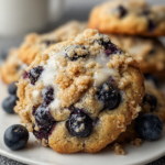 Blueberry Muffin Cookies with Streusel Topping - A Bakery-Worthy Treat!