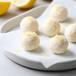 Lemon Cheesecake Protein Balls - Easy, Vegan Option Energy Bite Recipe
