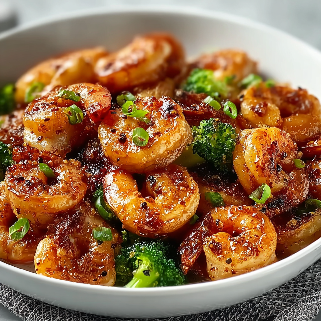 High-Protein Honey Garlic Shrimp with Quick Soy-Honey Glaze