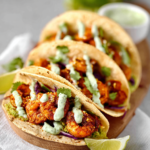 Spicy Shrimp Tacos with Avocado Crema – A Flavor-Packed Street Eats Staple