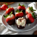 Cheesecake-Stuffed Chocolate-Covered Strawberries