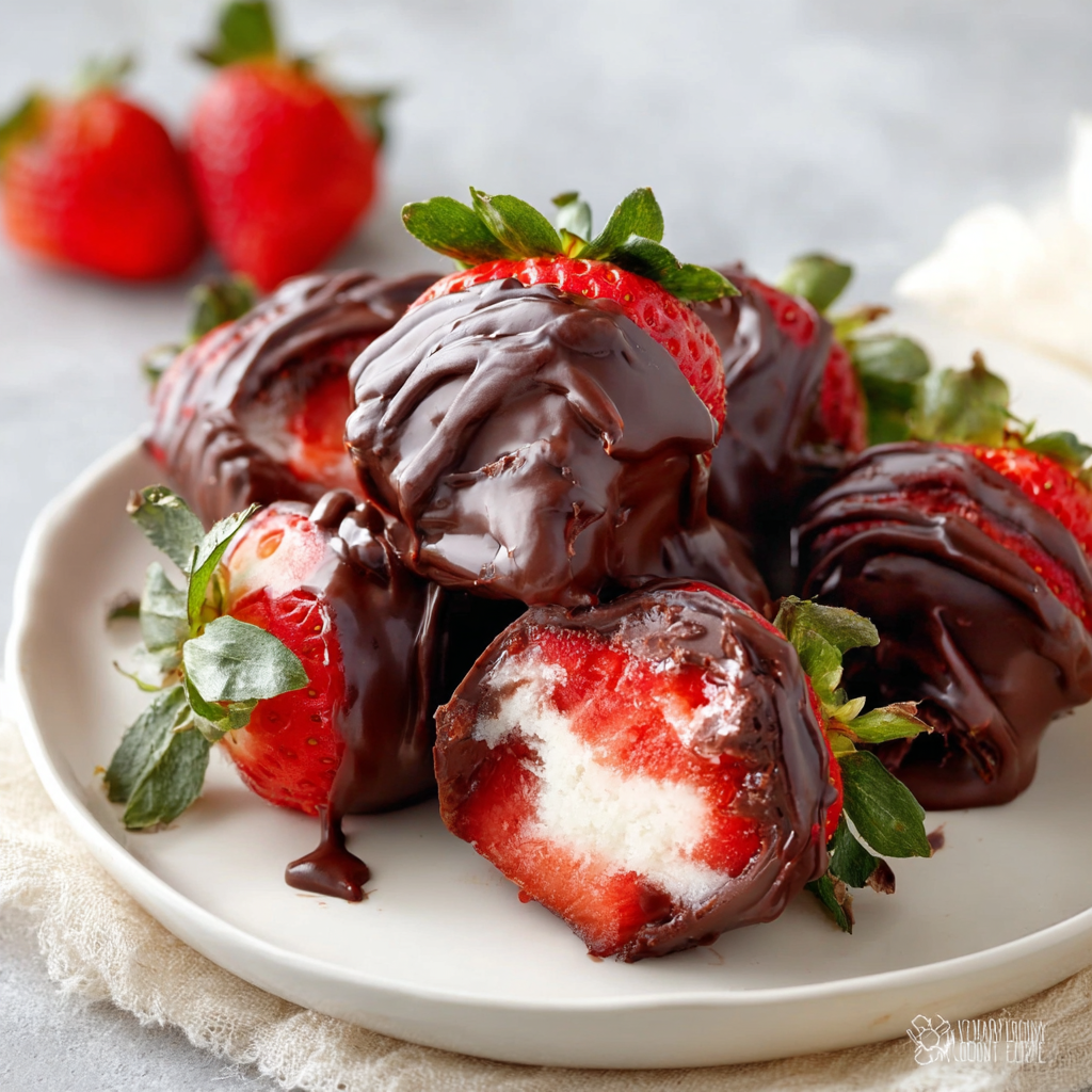 How to Make Frozen Chocolate Covered Strawberry Bites (Easy & Delicious)