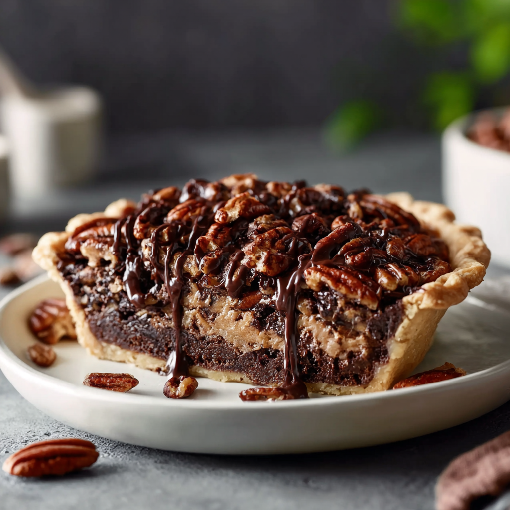 How to Make a Classic Texas Chocolate Pecan Pie