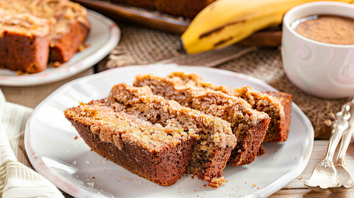 Snickerdoodle Banana Bread Recipe | Soft, Spiced Loaves Perfect for Breakfast or Snacks