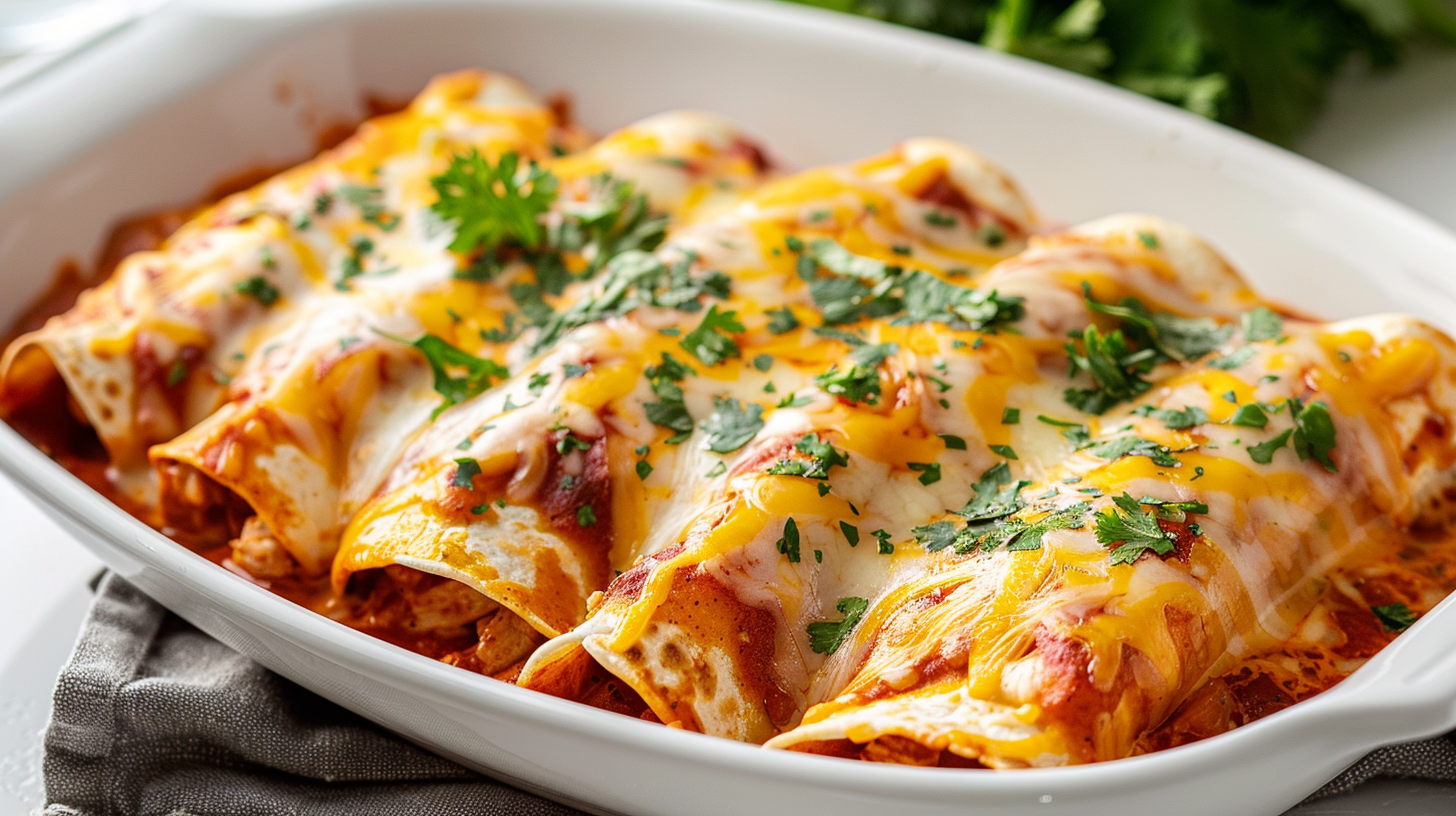 Chicken and Cheese Red Enchiladas: A Flavor-Packed, Easy-To-Make Mexican Favorite