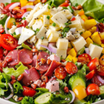 How to Make the Best Italian Chopped Salad with Italian Meats, Cheeses, and Fresh Vegetables | Easy Homestyle Recipe
