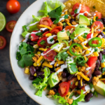 Vegetarian Black Bean Taco Salad