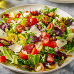 Italian Chopped Salad with Fresh Mozzarella and Spicy Dressing
