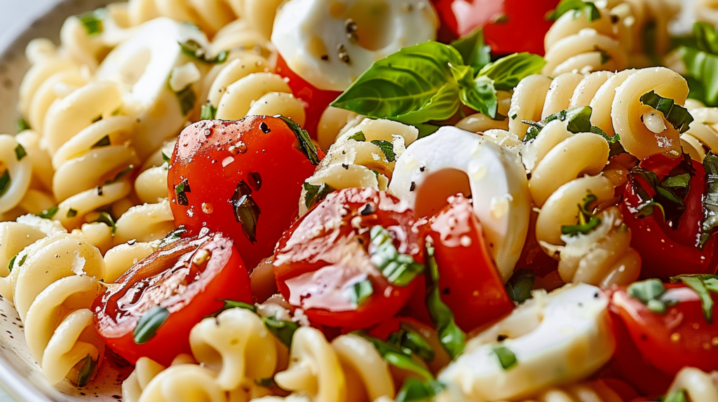 Creamy Caprese Pasta Salad Recipe: Light, Fresh, and Perfect for Summer