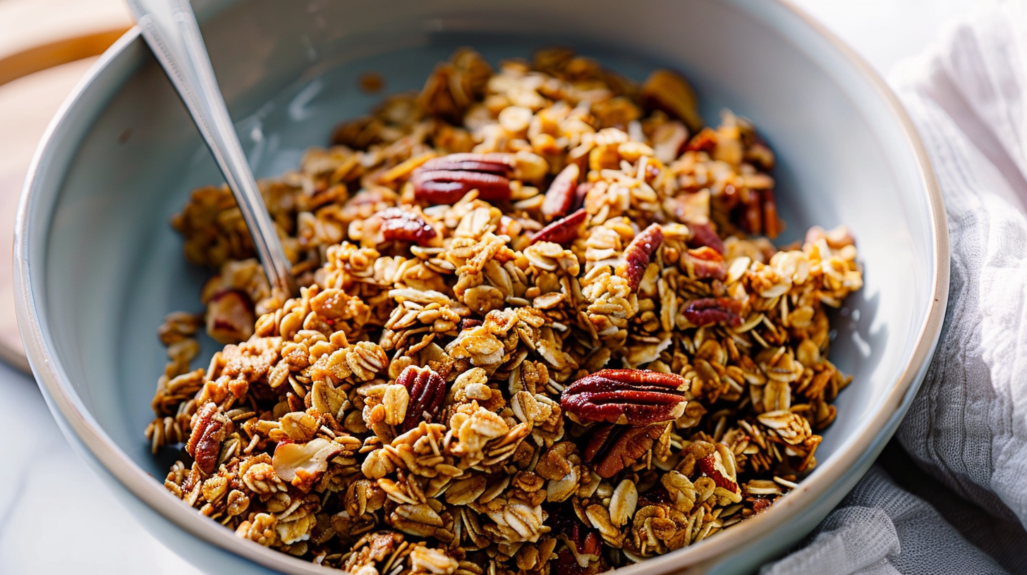 Hearty Maple Pecan Granola Recipe: A Crispy, Cluster-Perfect Breakfast Treat