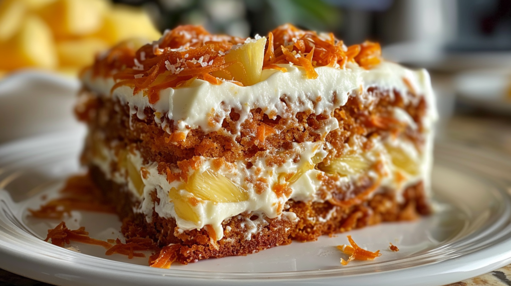 Hawaiian Carrot Pineapple Cake: A Sweet Fusion of Flavors