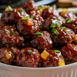 Crockpot Hawaiian Meatballs: A Savory, One-Pan Comfort Dish