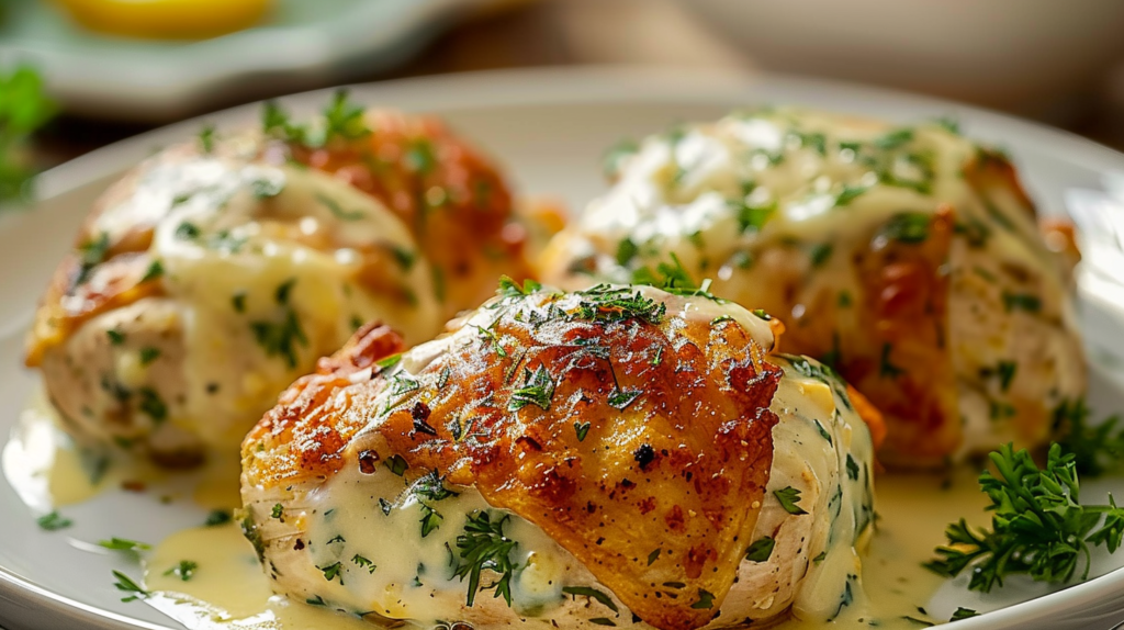 The Best Chicken Pillows Recipe | Easy Cheesy Stuffed Chicken