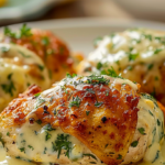 The Best Chicken Pillows Recipe | Easy Cheesy Stuffed Chicken