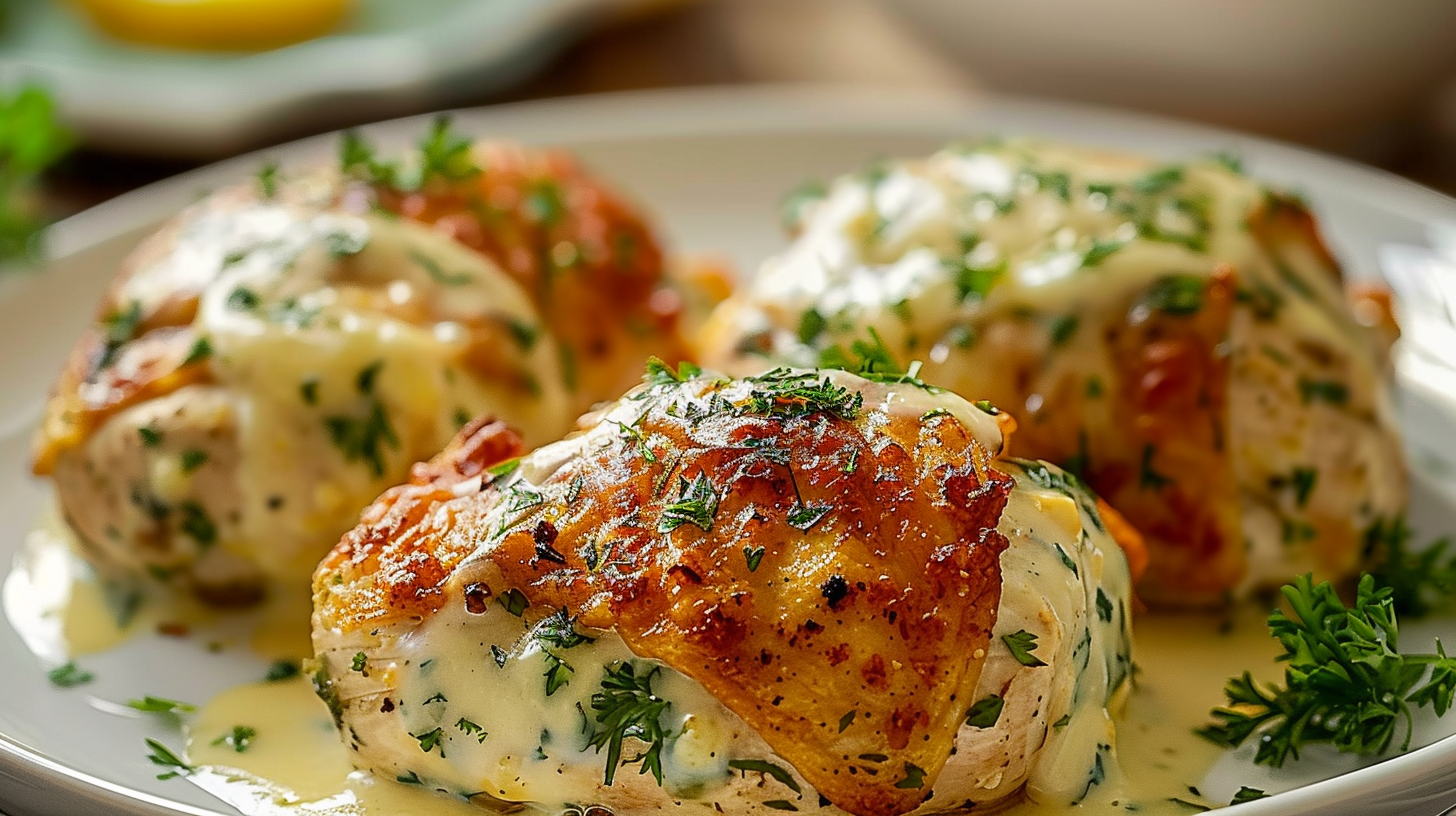 The Best Chicken Pillows Recipe | Easy Cheesy Stuffed Chicken