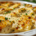 Comforting Creamy Dijon Chicken Bake Casserole