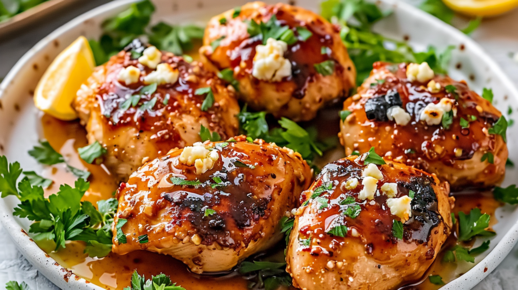 Hot Honey Feta Chicken – Easy Sweet & Spicy Dinner Recipe