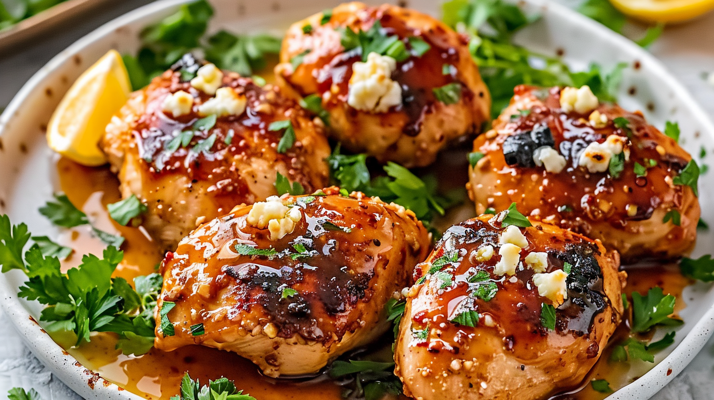 Hot Honey Feta Chicken – Easy Sweet & Spicy Dinner Recipe