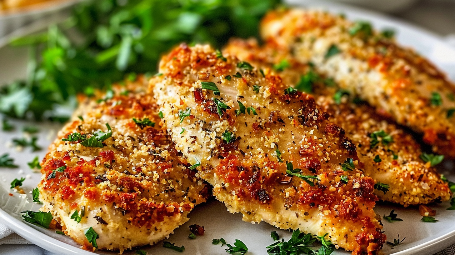 Garlic Parmesan Crusted Chicken Breasts You'll Want Every Week