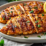 Best Mediterranean Chicken Cutlets with Crispy Parmesan Crust
