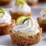 Irresistible No-Bake Mini Key Lime Pies for Easy Family Treats: Quick and Easy Mini Key Lime Pie Recipe with Graham Cracker Crust, Sweetened Condensed Milk Filling, and Lime Zest Whipped Cream Topping