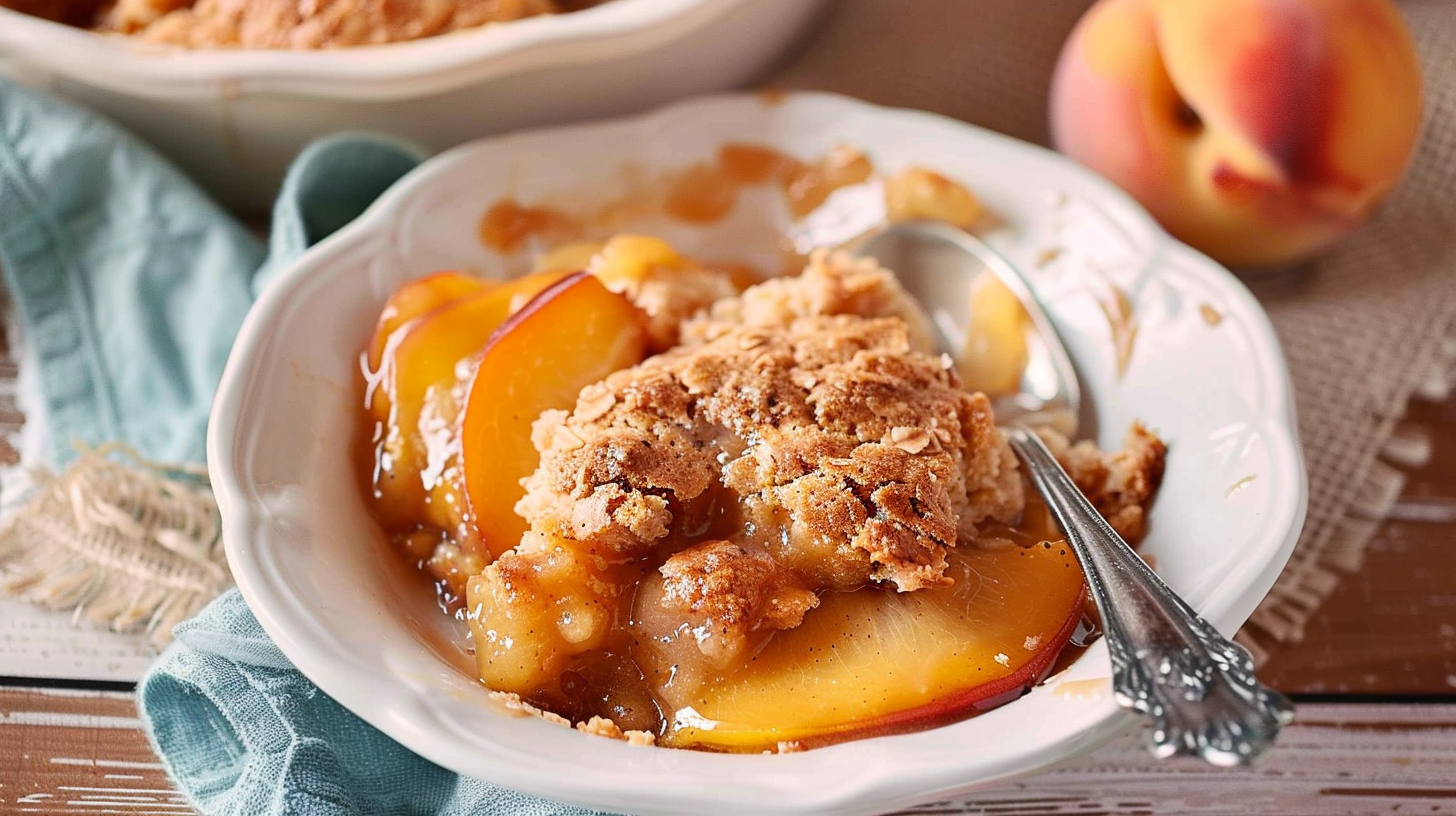 Southern Peach Cobbler: Easy, Butter-Rich Classic with Frozen Peaches