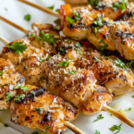 Grilled Ranch Garlic Parmesan Chicken Skewers – A Flavor Explosion