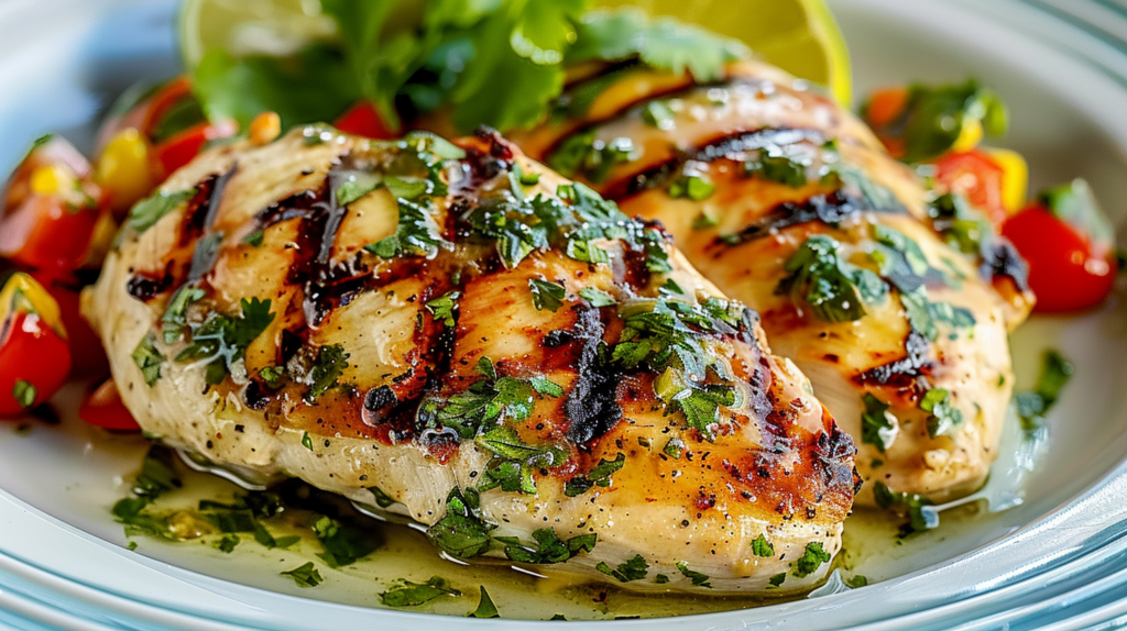 Grilled Salsa Verde Pepper Jack Chicken Recipe
