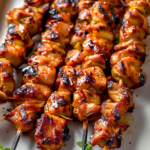 Grilled Thai Coconut Chicken Skewers Recipe