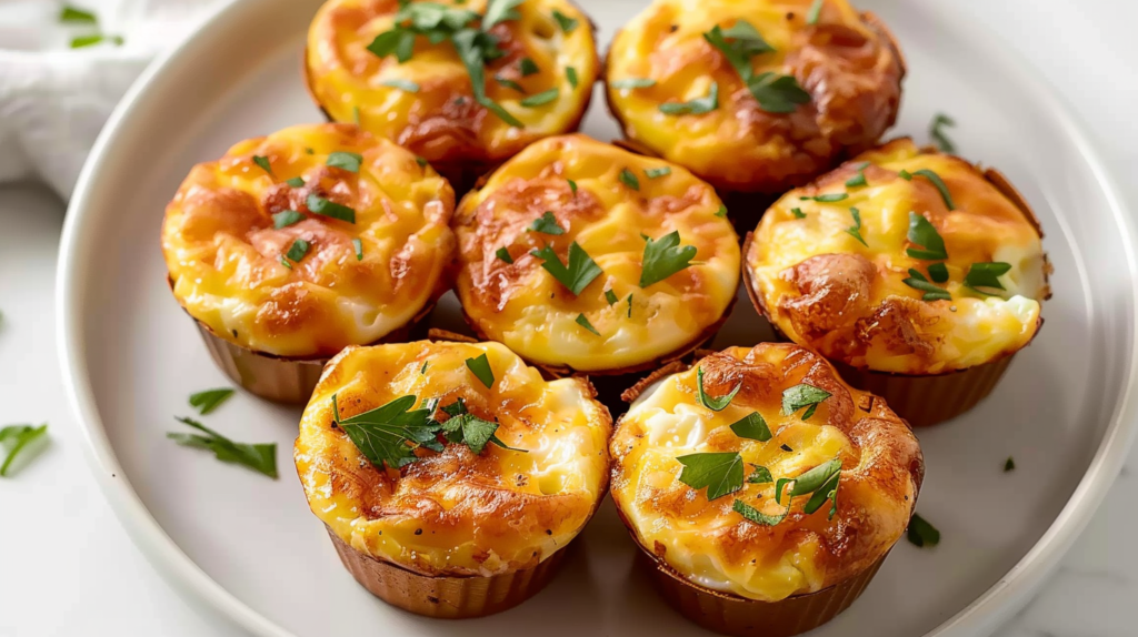 Cheesy Muffin Tin Cottage Cheese Egg Bites