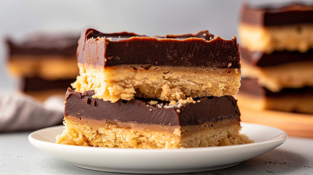 No-Bake Millionaire's Shortbread Bars with a Chic Twist
