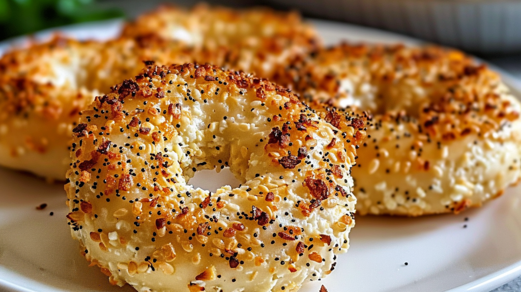 Garlic-Parmesan Cottage Cheese Bagels (Perfect for Low-Carb Diets)