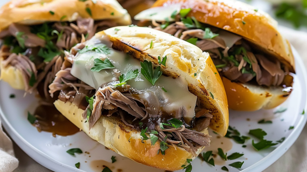 Crockpot French Dip Sandwiches: Easy, Quick, and Delicious Slow Cooker Recipe!