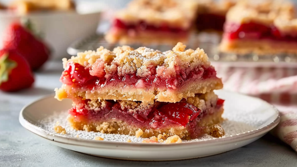 Delicious Strawberry Rhubarb Bars: Perfect Old Fashioned Dessert Recipes
