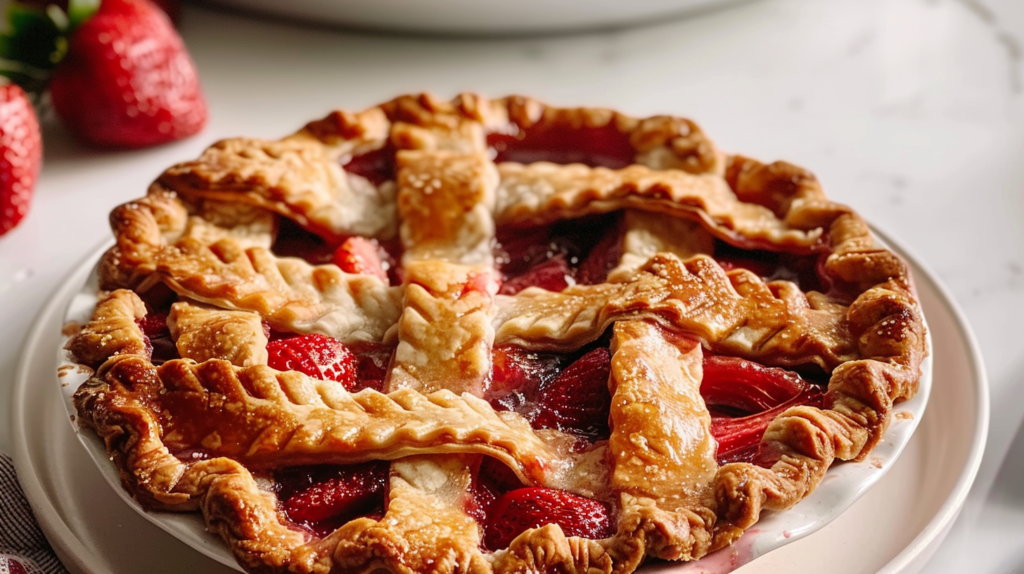Pioneer Woman Strawberry Rhubarb Pie Recipe - A Taste of Spring