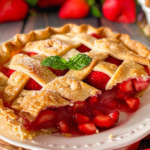 Fresh Strawberry Rhubarb Pie