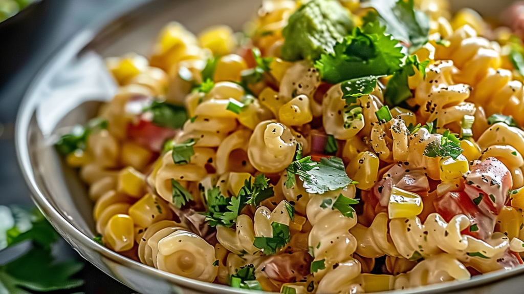 Easy Tasty Mexican Street Corn Pasta Salad Recipe for a Flavorful Twist