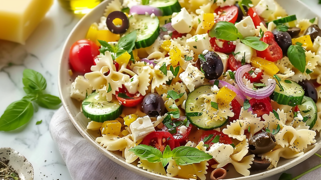 Feta Mediterranean Pasta Salad: A Flavorful, No-Fuss Summer Dish