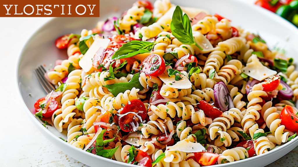 Zesty Italian Pasta Salad – A Refreshing No-Pork Twist on a Classic Recipe