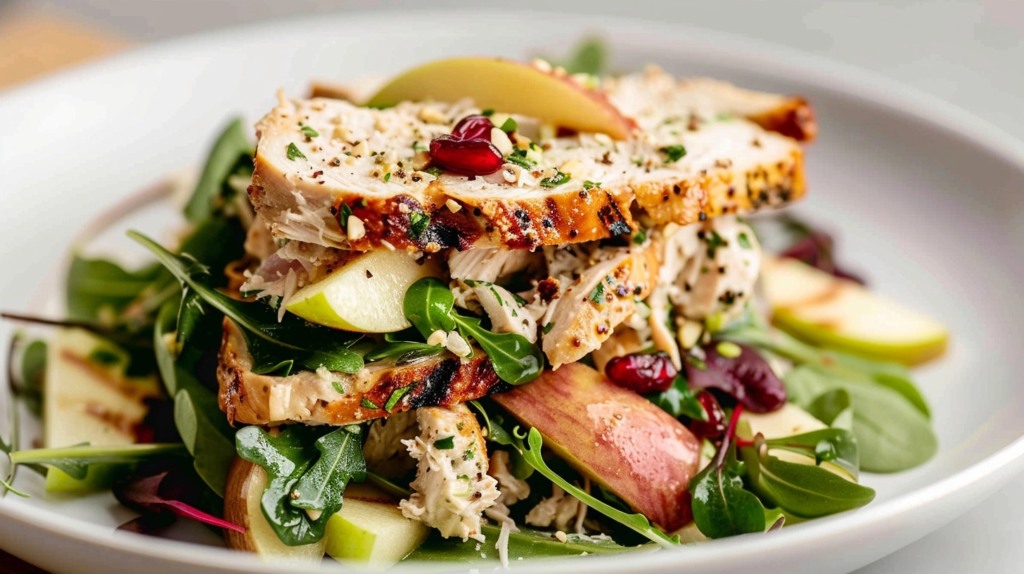 Crunchy Apple Chicken Salad with Creamy Honey-Dijon Dressing
