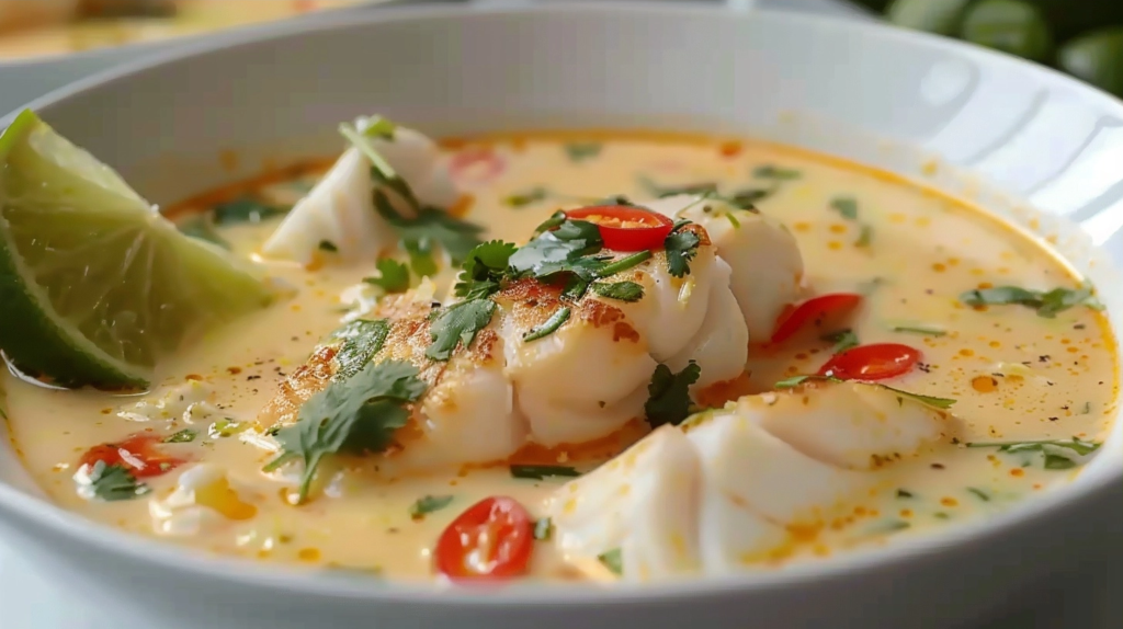 Coconut Lime Fish Soup: Taste of Paradise!