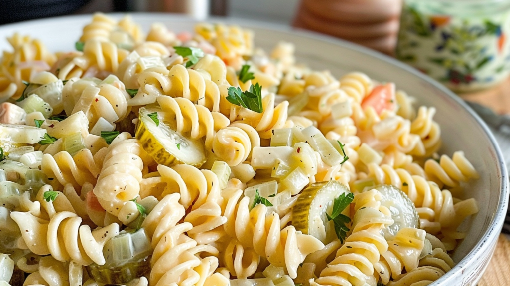 Dill Pickle Pasta Salad: A Creamy, Tangy Summer Side Dish
