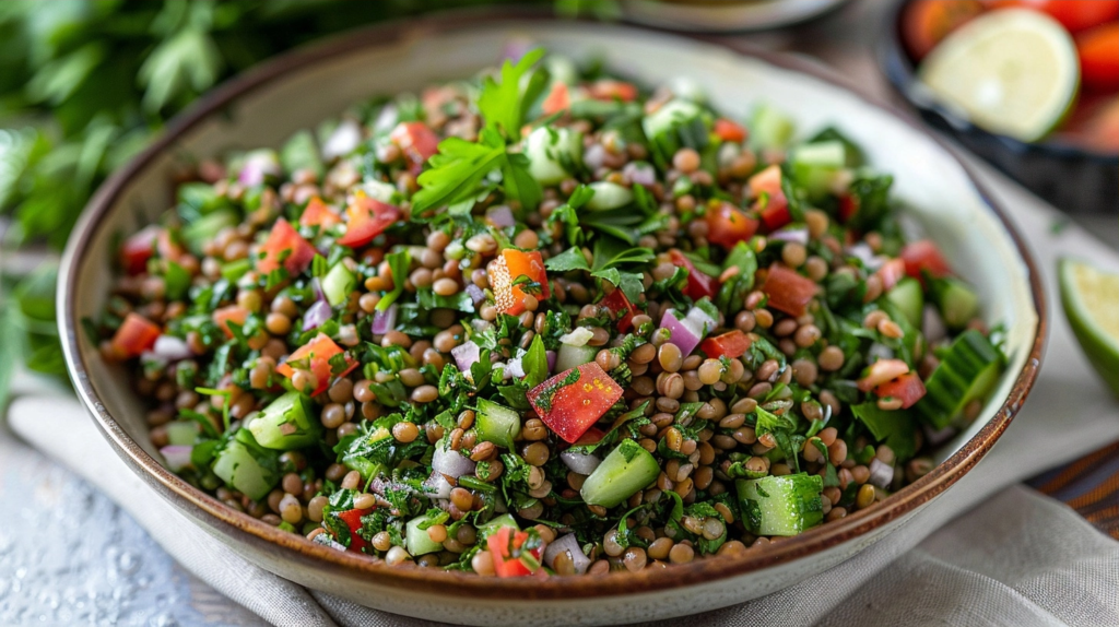 Easy Lentil Tabbouleh Salad Recipe for a Fresh, Flavorful Meal
