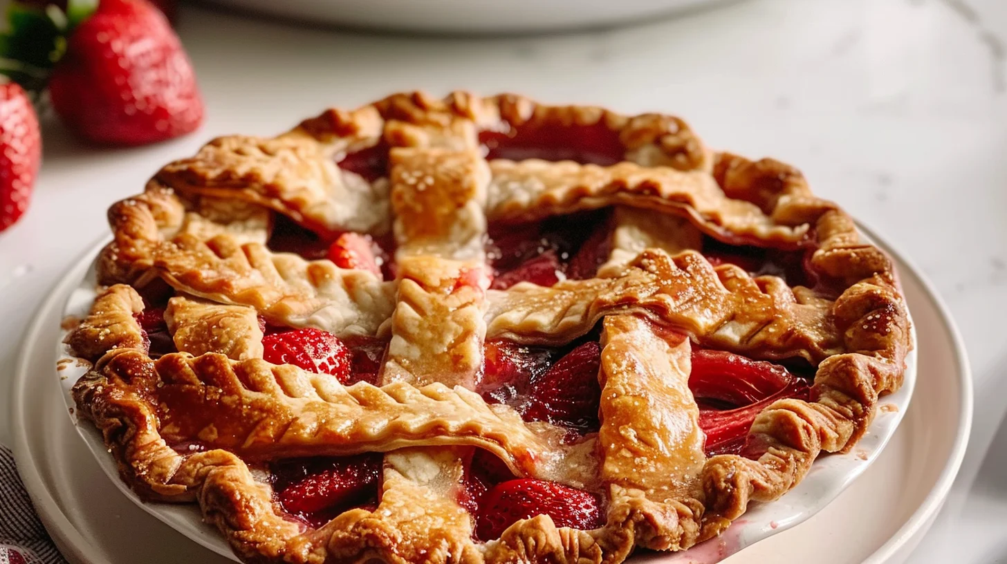 Pioneer Woman Strawberry Rhubarb Pie Recipe - A Taste of Spring