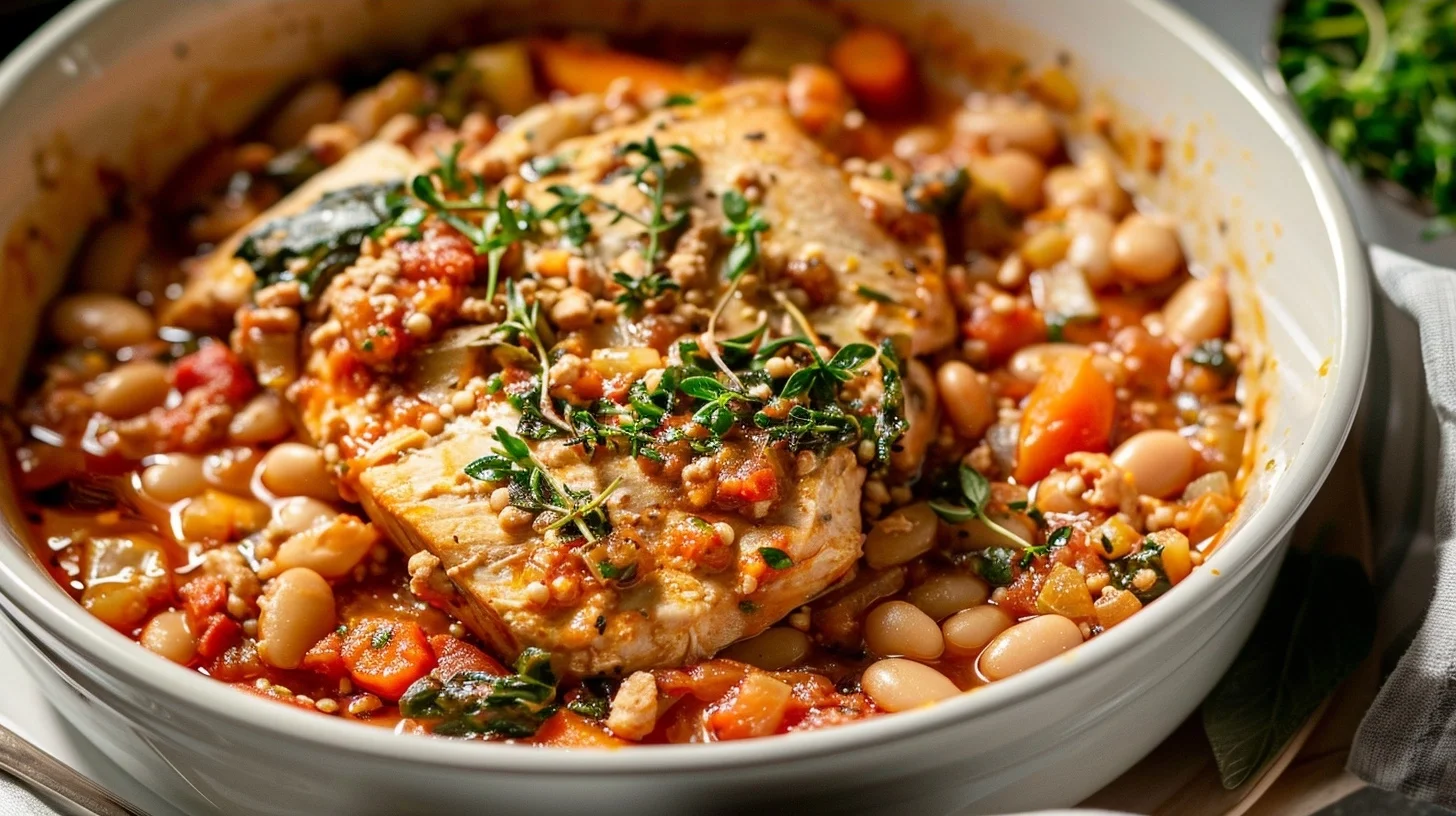 Tuscan Turkey and White Bean Skillet: A Cozy One-Pan Comfort Dish