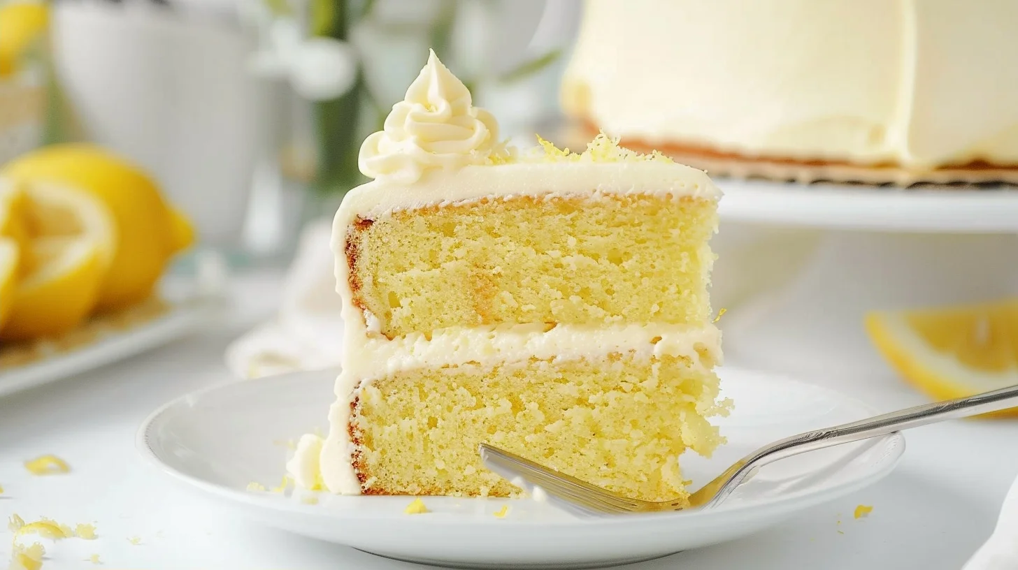 Lemon Velvet Cake with Cream Cheese Frosting